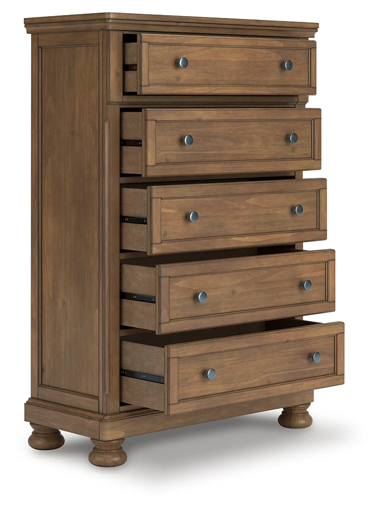 Feddinger Medium Brown Chest of Drawers - Image 1