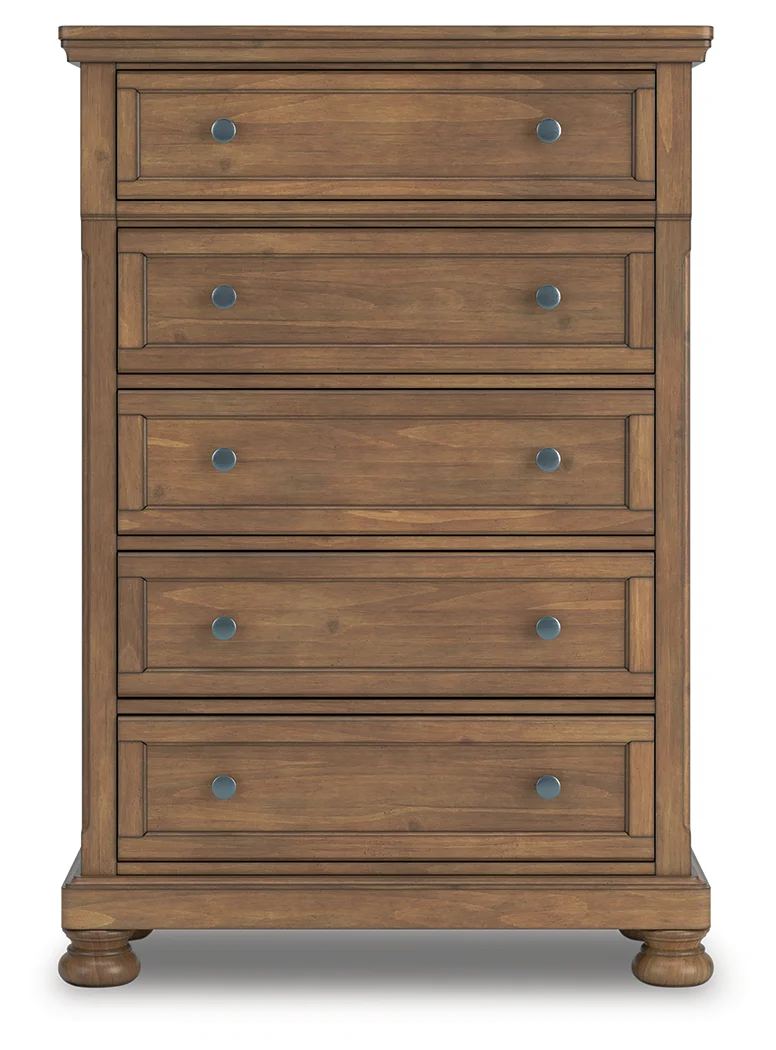 Feddinger Medium Brown Chest of Drawers - Image 3