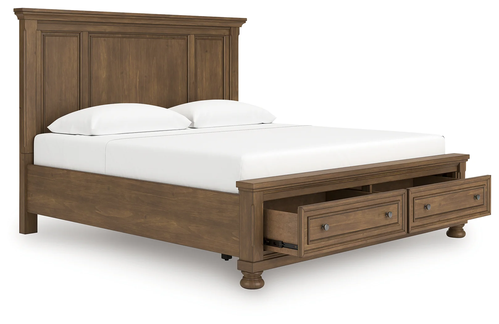Feddinger Medium Brown King Panel Storage Bed - Image 1
