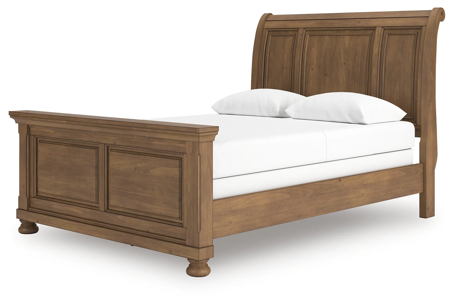 Feddinger Medium Brown Queen Sleigh Bed - Image 2
