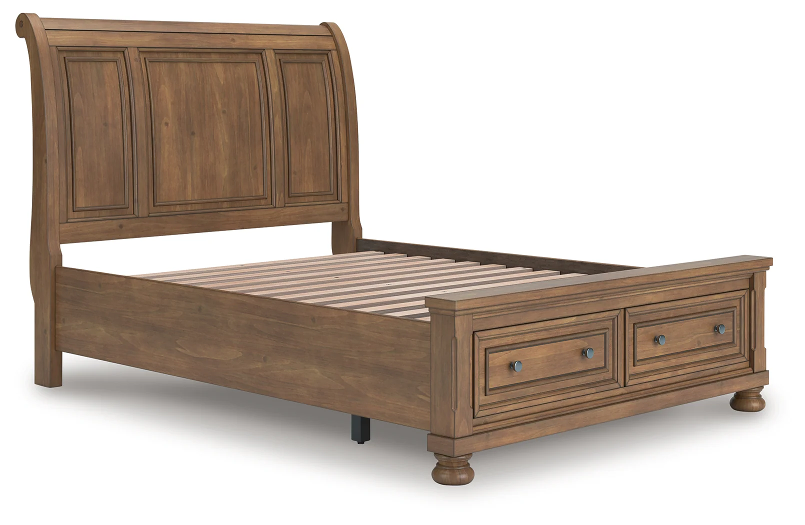 Feddinger Medium Brown Queen Storage Sleigh Bed - Image 1