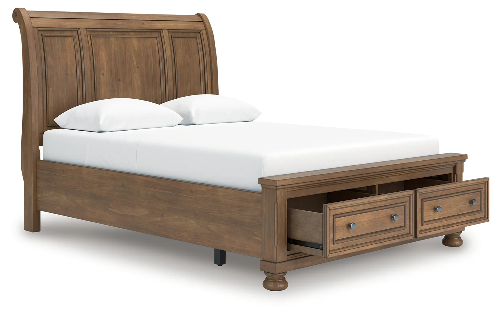 Feddinger Medium Brown Queen Storage Sleigh Bed - Image 3
