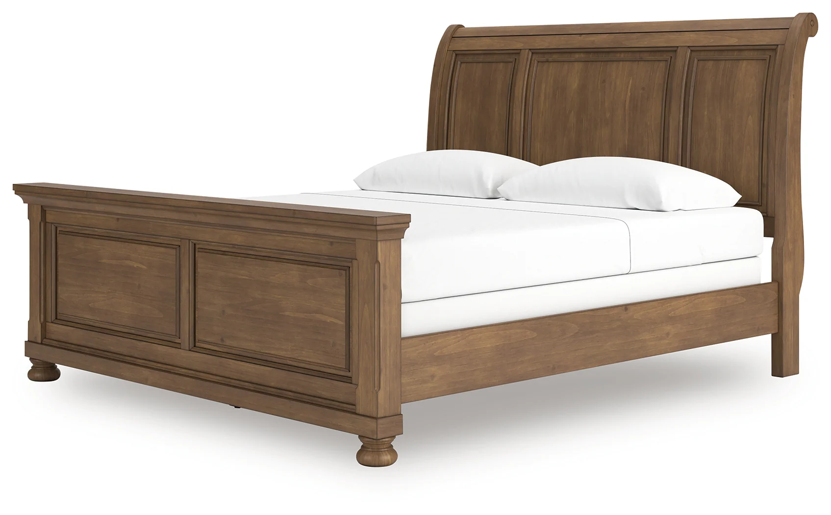 Feddinger Medium Brown King Sleigh Bed - Image 2