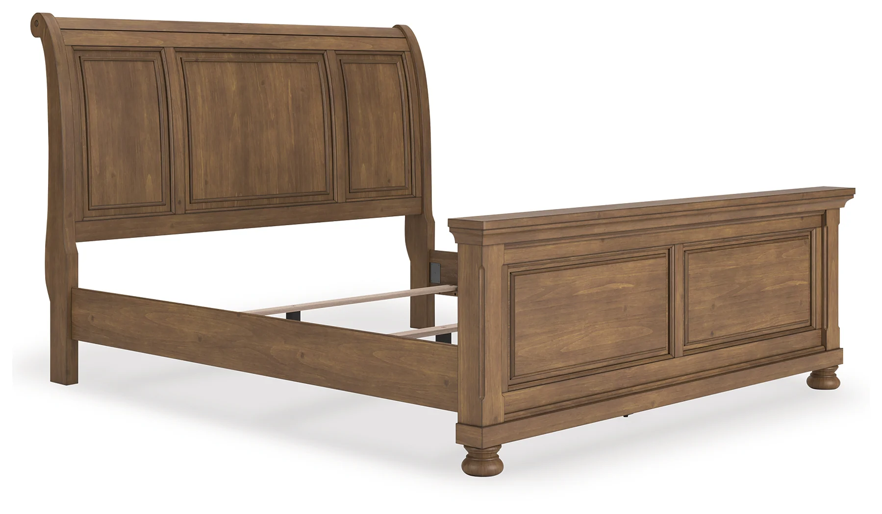 Feddinger Medium Brown King Sleigh Bed - Image 1