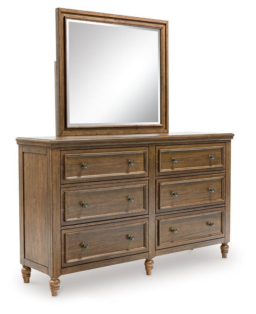 Sturlayne Brown Dresser and Mirror - Image 2