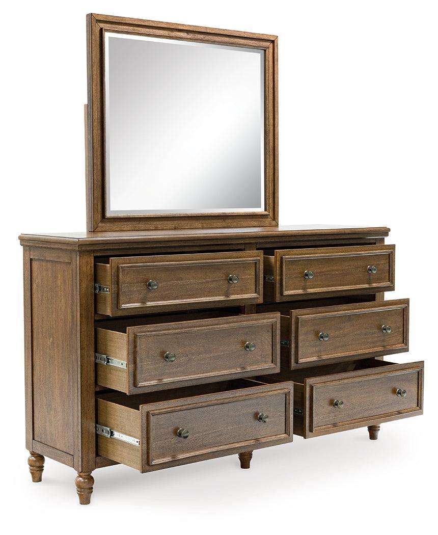 Sturlayne Brown Dresser and Mirror - Image 3