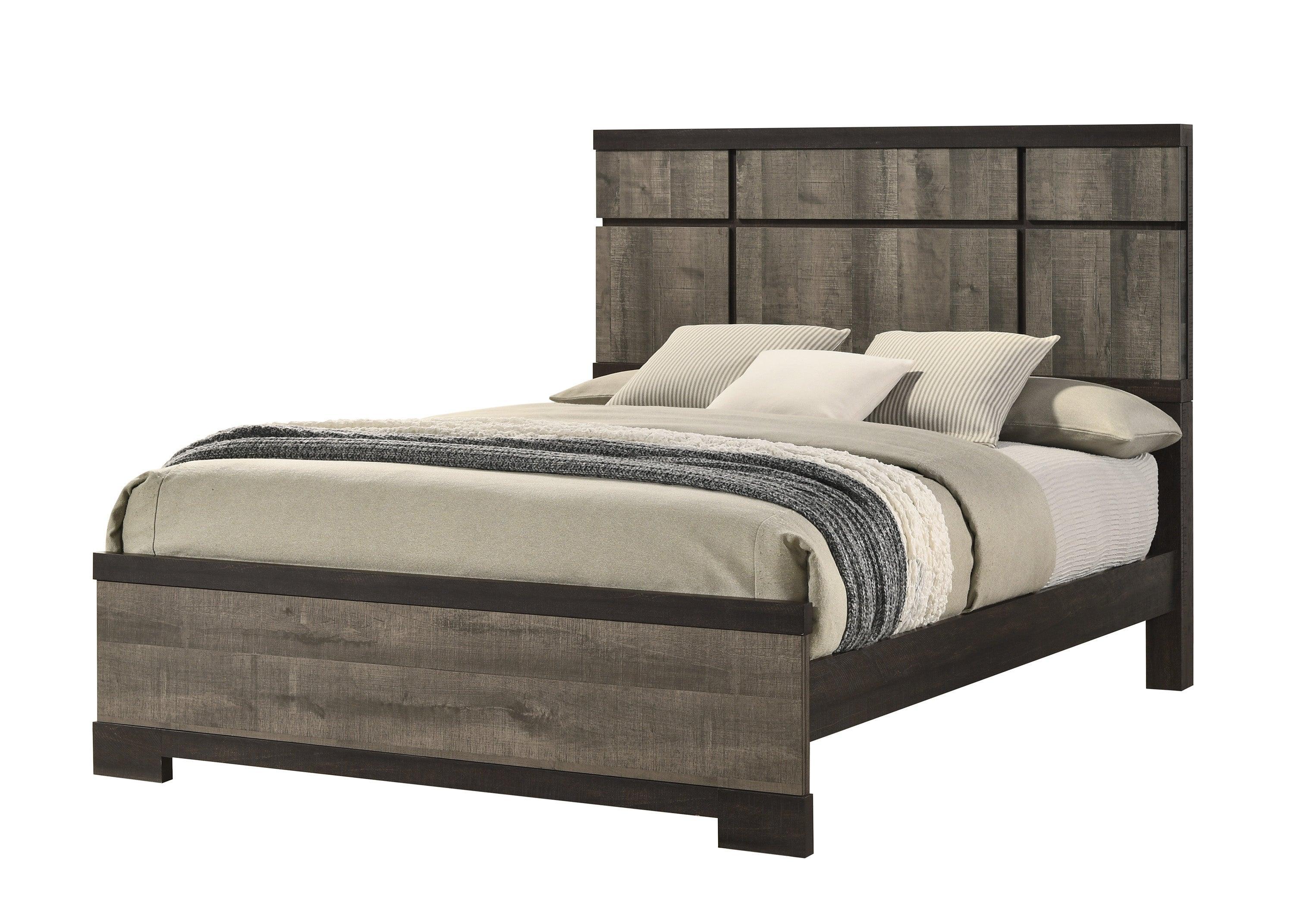 Remington Gray Upholstered Panel Bedroom Set - Image 2