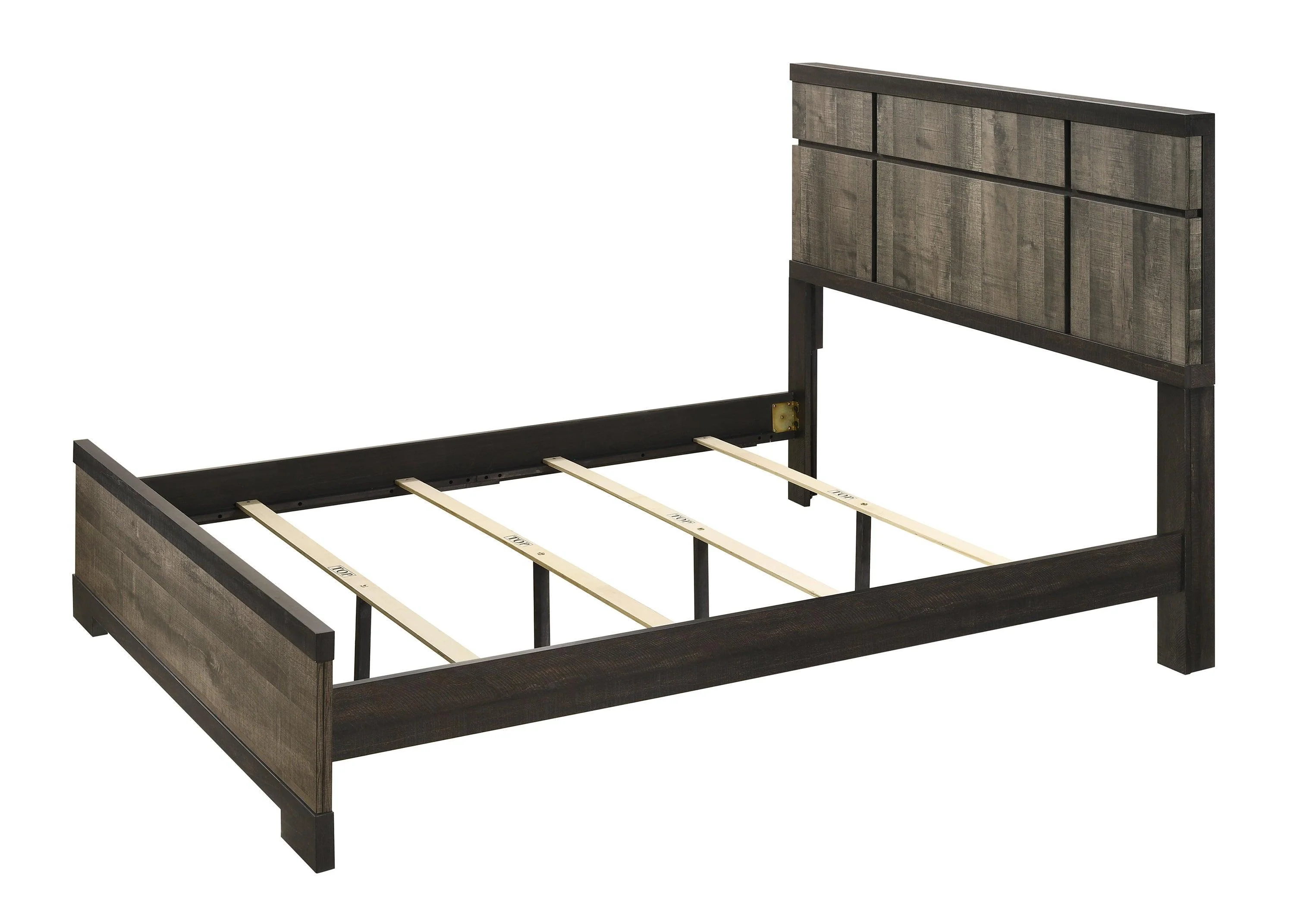 Remington Gray Upholstered Panel Bedroom Set - Image 3