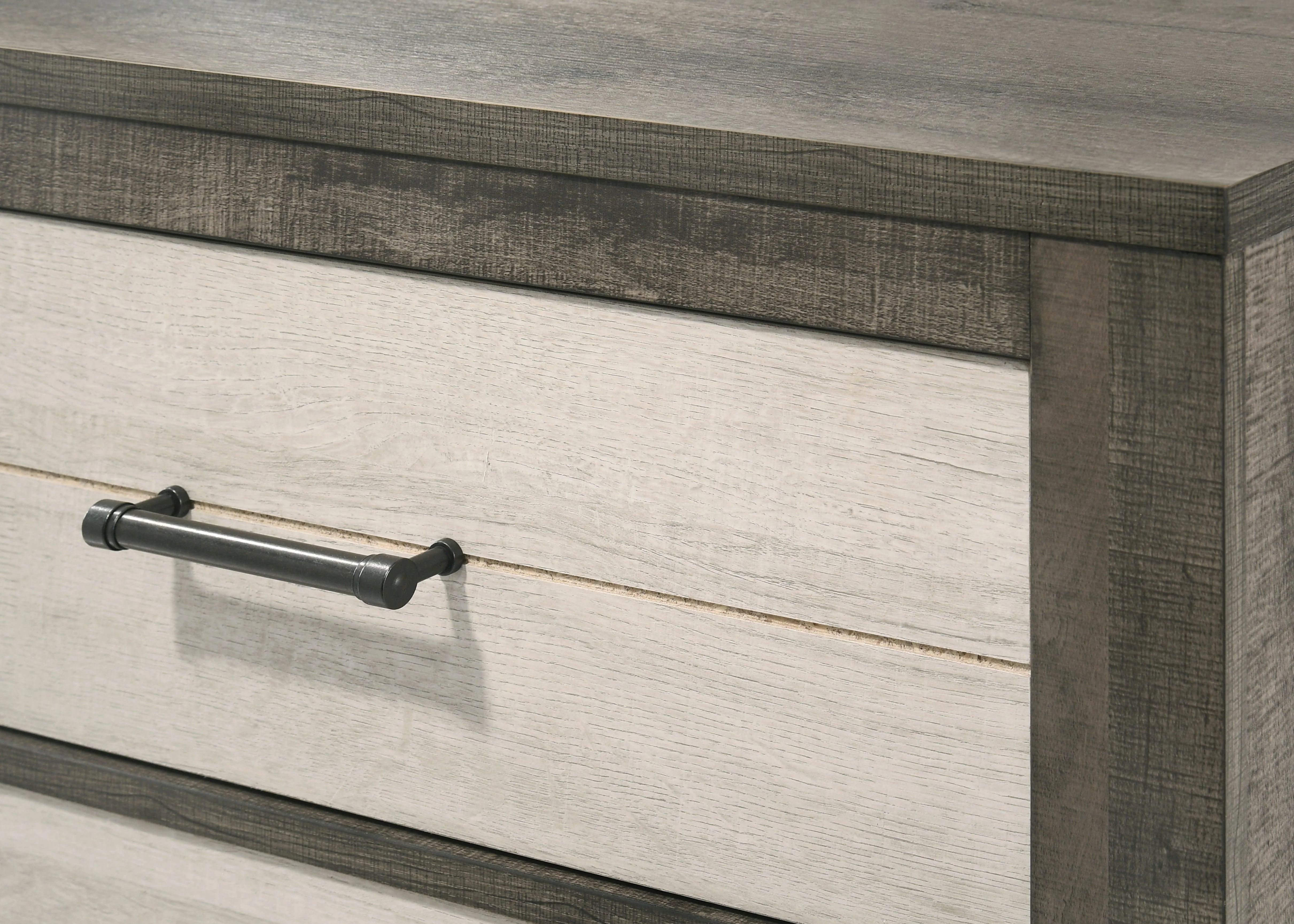 Rhett Dresser Brown Cream 6 Drawers - Image 3