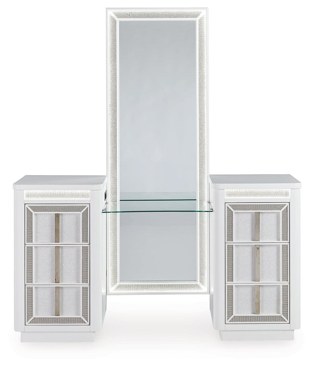 Chalanna White Vanity - Image 3