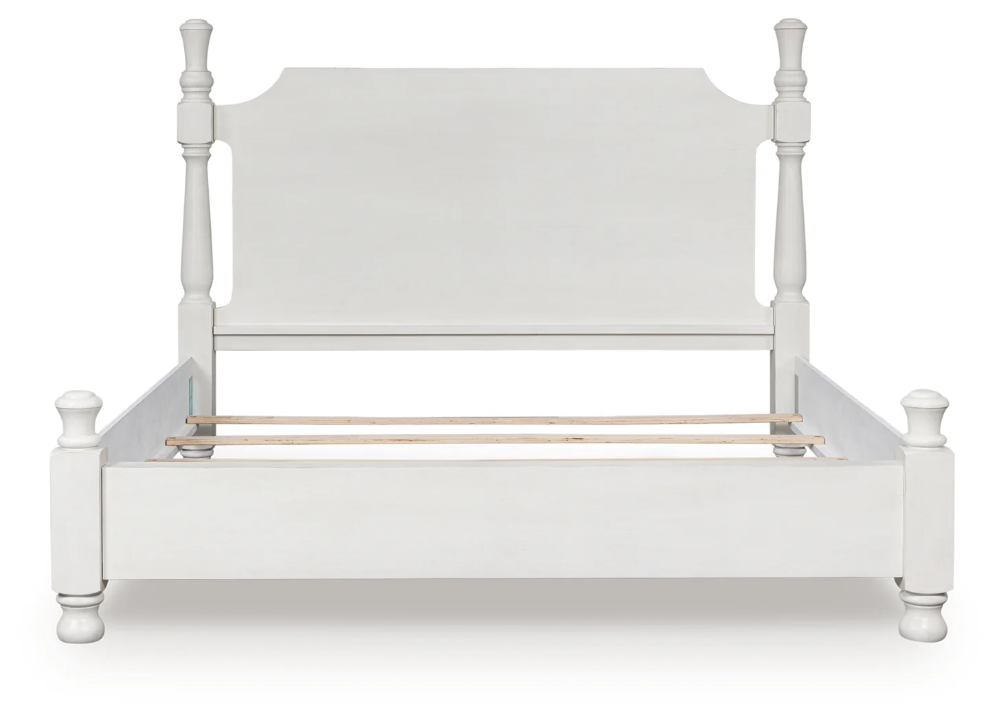 Rowlenstown Antique White King Poster Bed