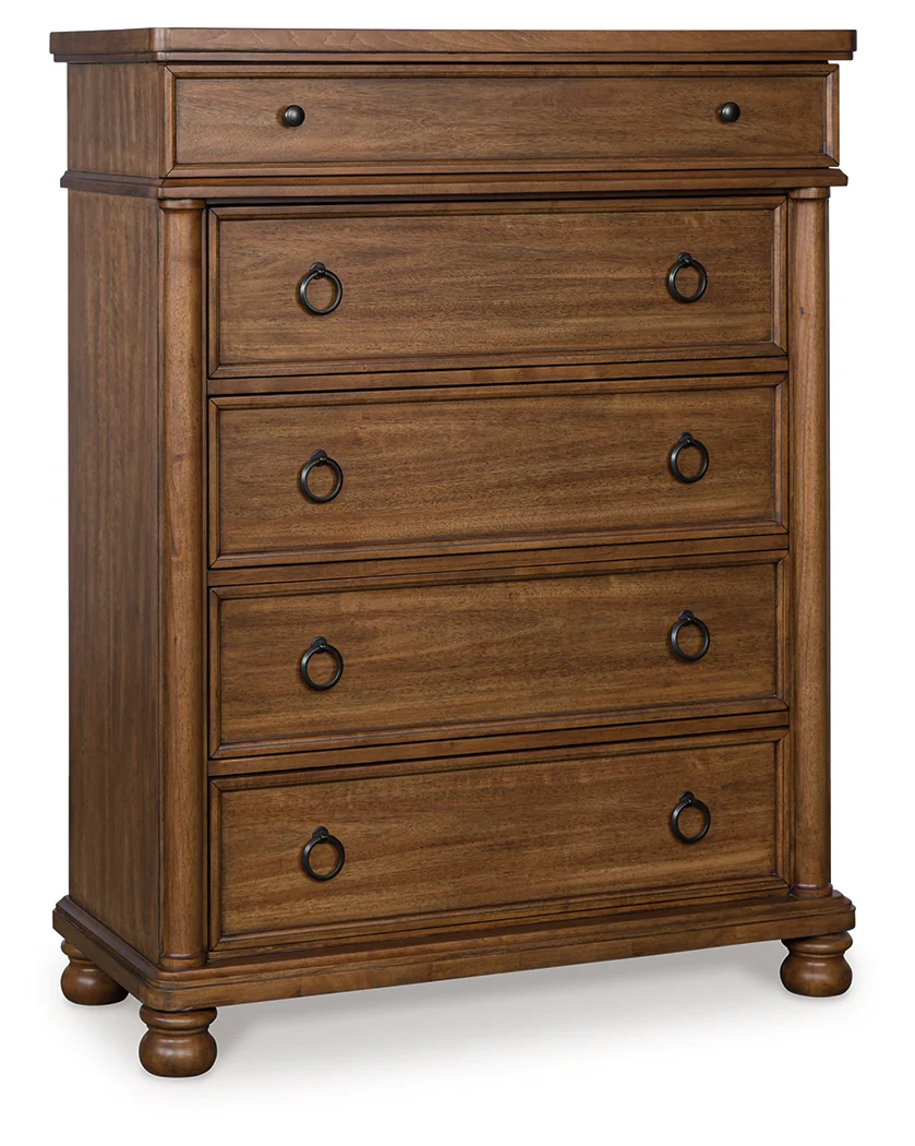 Rowlenstown Brown Chest of Drawers - Image 2