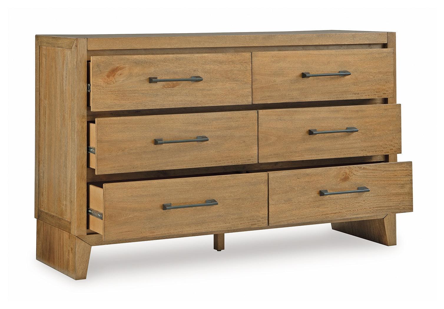 Sherbana Light Brown Dresser - Image 3