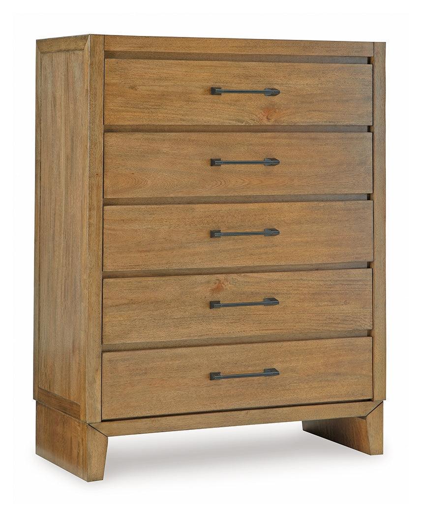 Sherbana Light Brown Chest of Drawers - Image 2