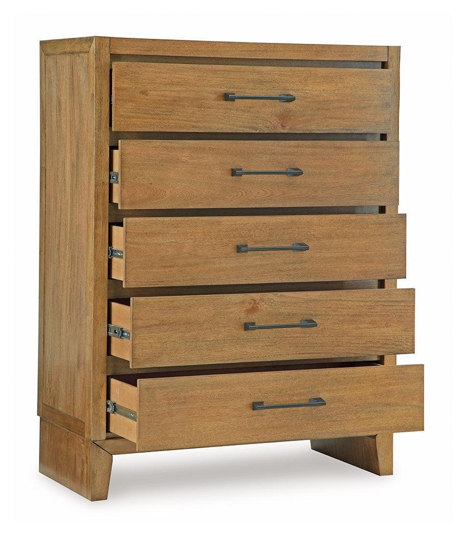 Sherbana Light Brown Chest of Drawers - Image 3