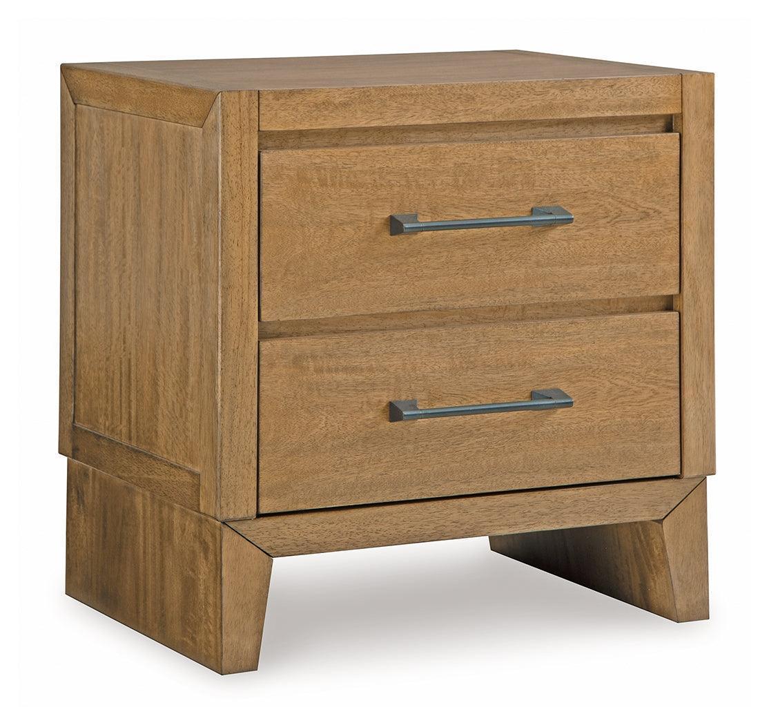 Sherbana Light Brown Nightstand - Image 2