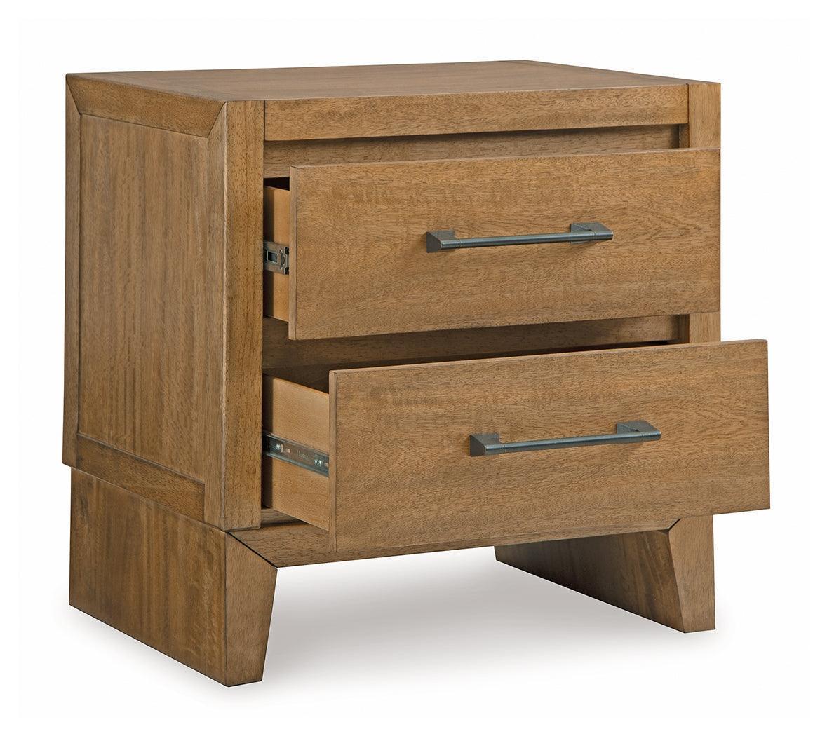 Sherbana Light Brown Nightstand - Image 3