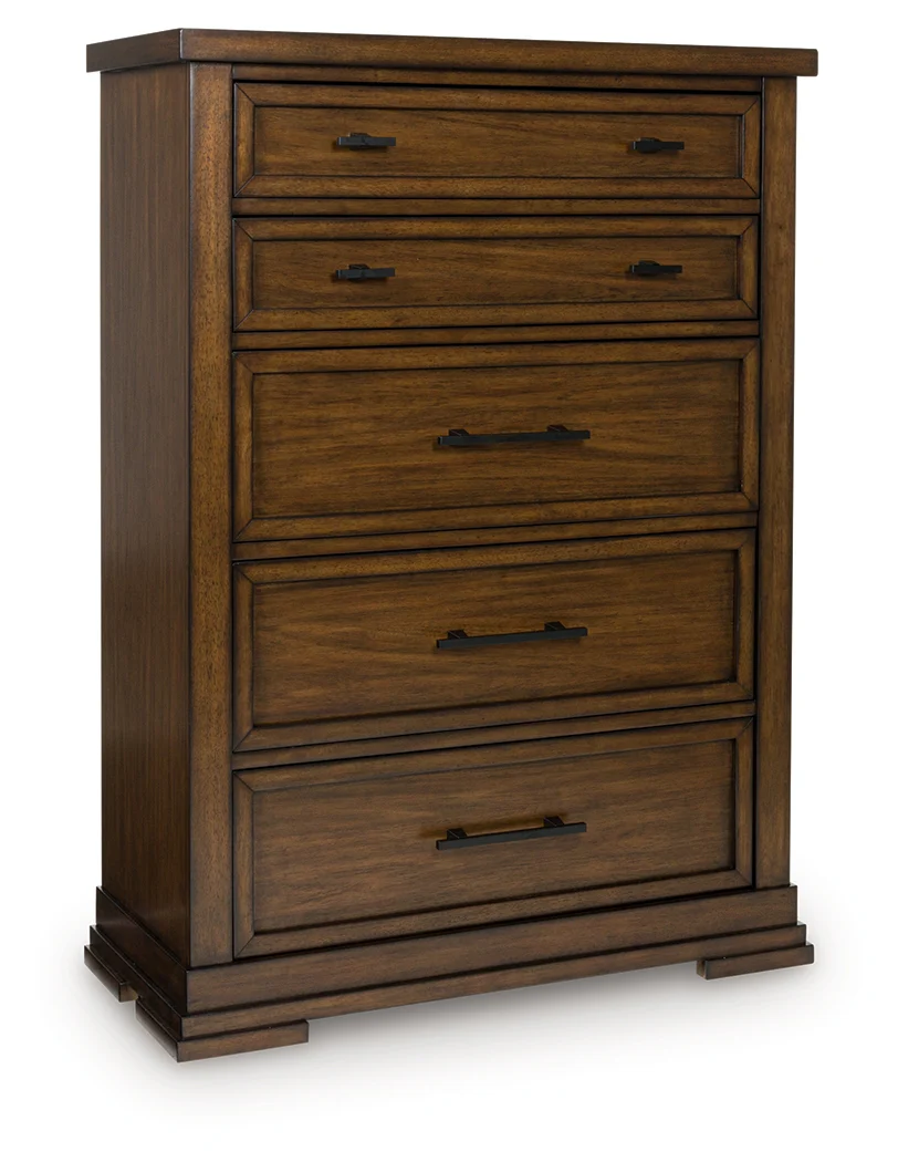 Taffenbrook Medium Brown Chest of Drawers - Image 2