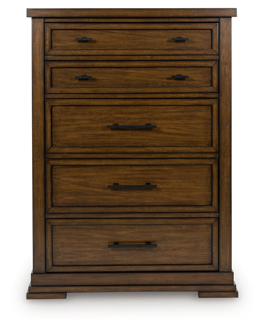 Taffenbrook Medium Brown Chest of Drawers - Image 3