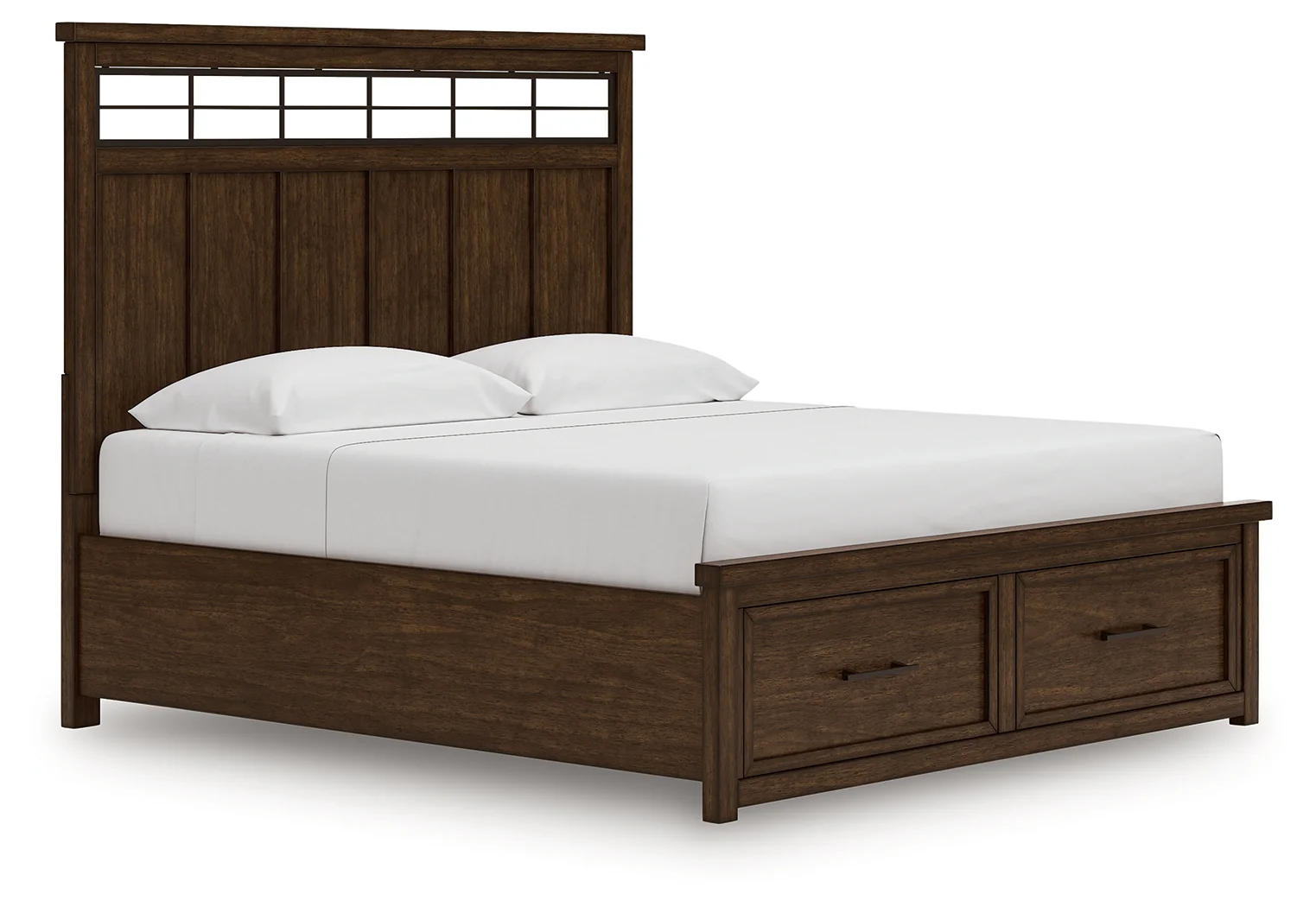 Taffenbrook Medium Brown King Panel Storage Bed - Image 2