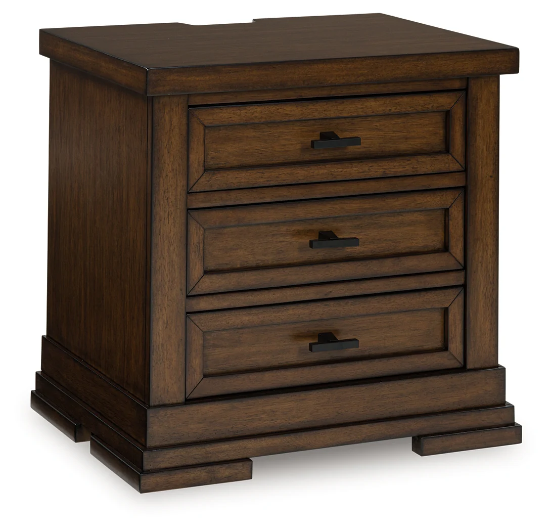Taffenbrook Medium Brown Nightstand - Image 2
