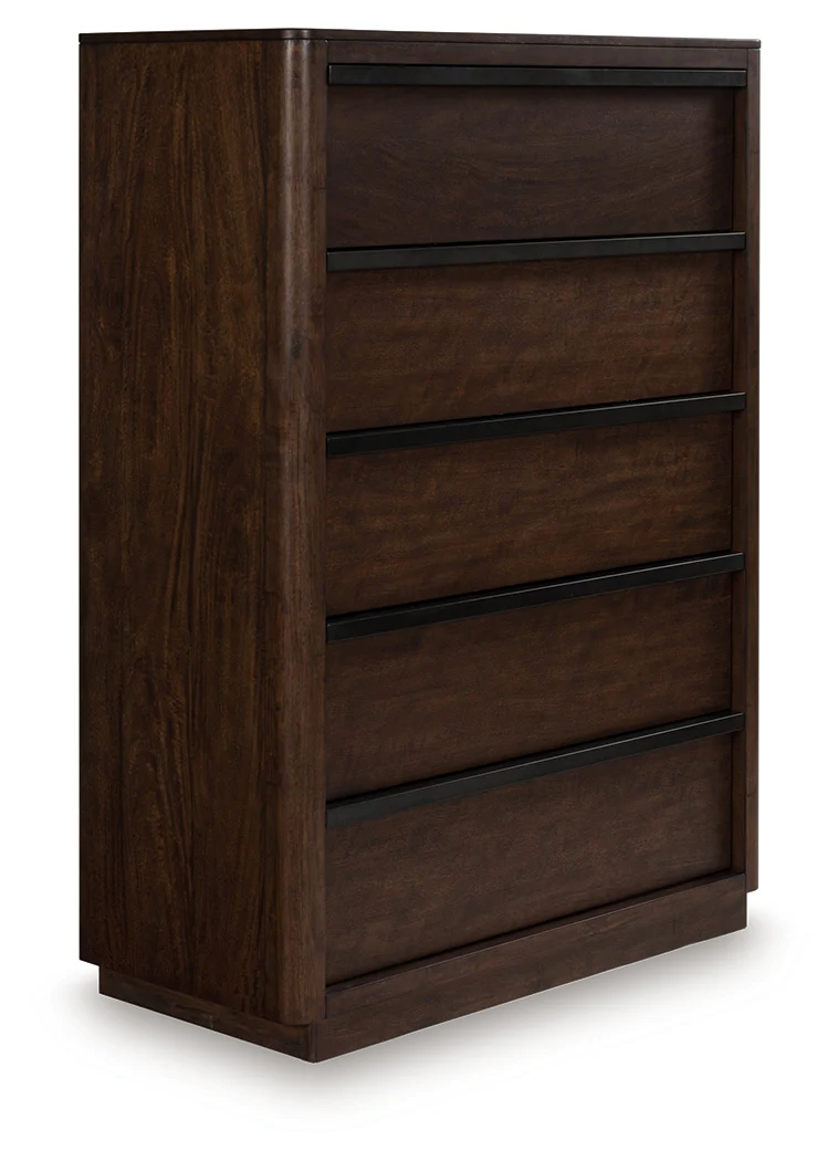 Dilenno Dark Brown Chest of Drawers - Image 2