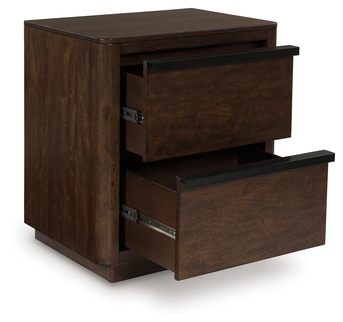 Dilenno Dark Brown Nightstand - Image 3