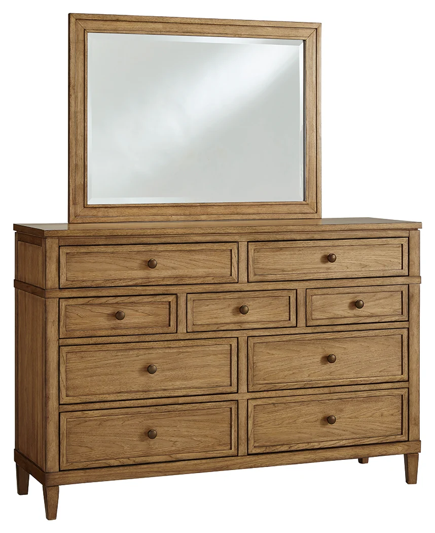 Sharlance Brown Dresser and Mirror - Image 2