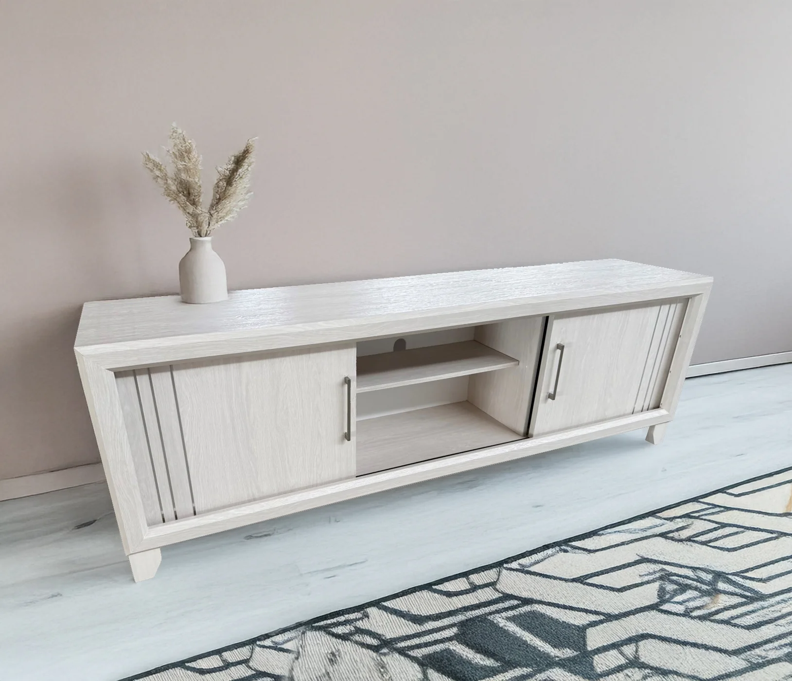 Charlie Cream TV Stand - Image 1