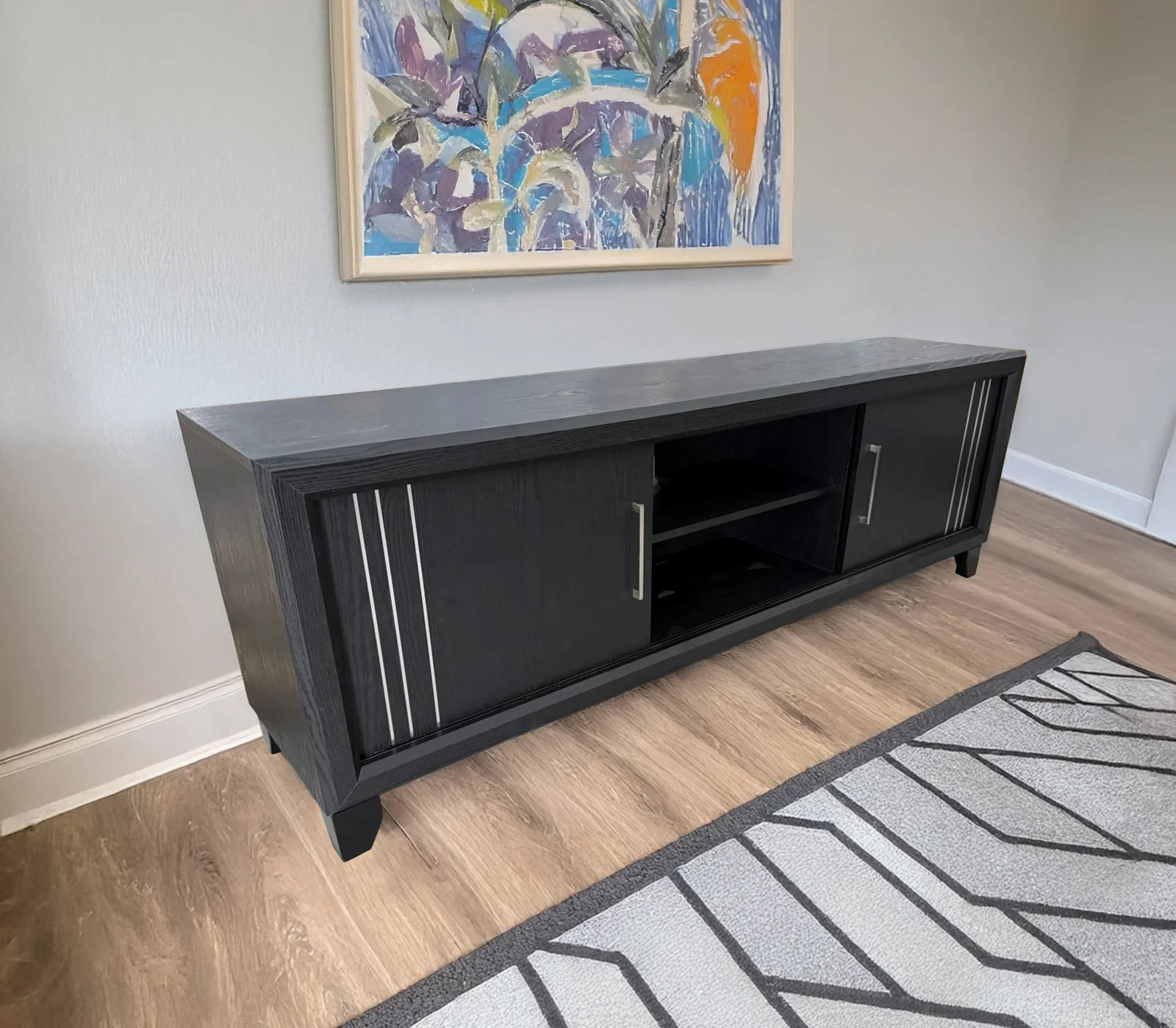 Charlie Charcoal TV Stand - Image 1
