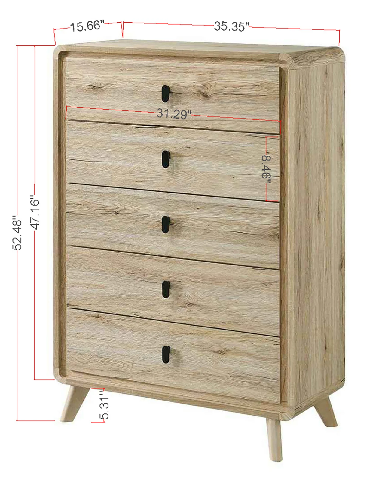 Dawson Light Brown Chest - Image 2