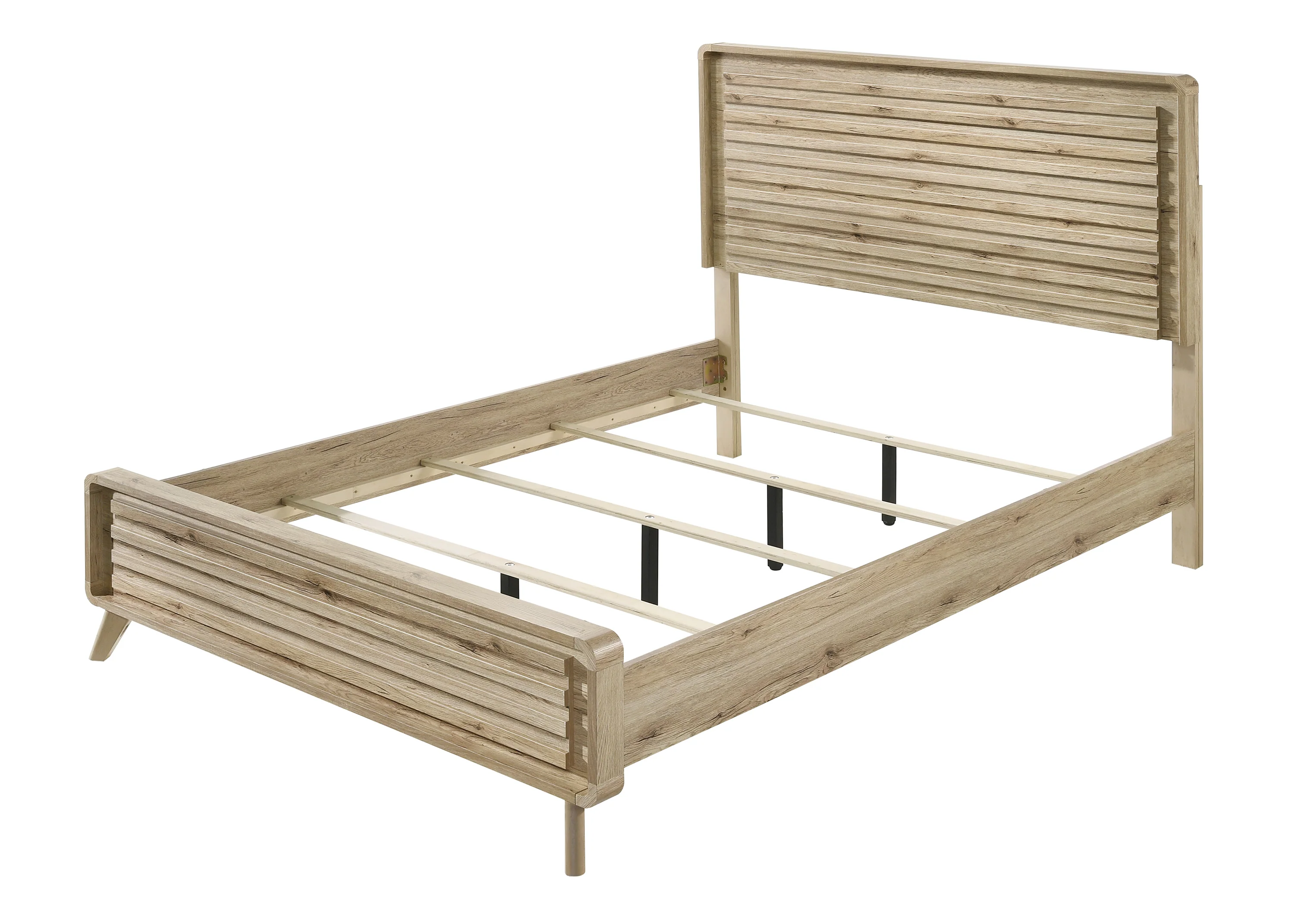 Dawson Light Brown Panel King Bed - Image 3