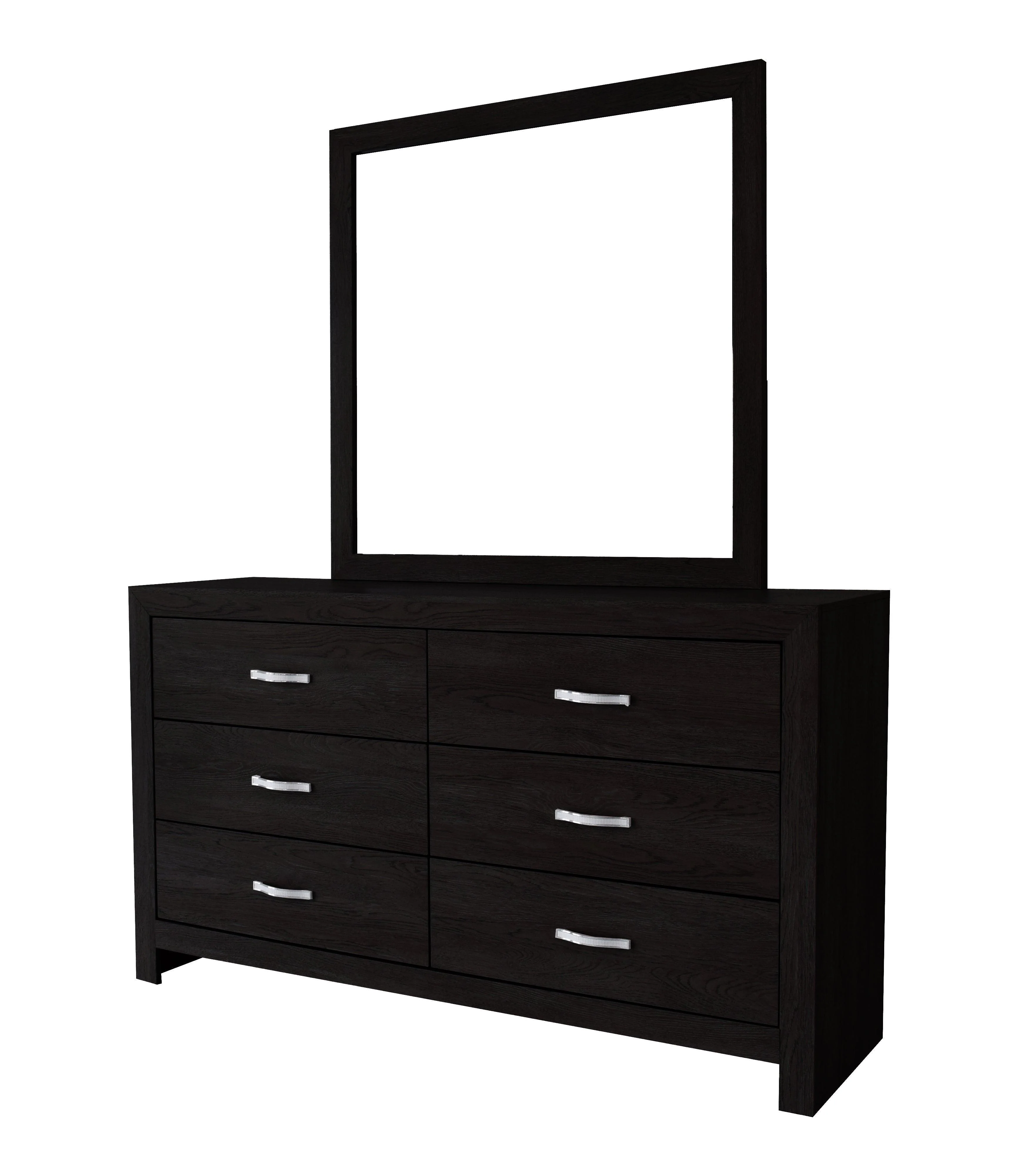 Jaylen Nightstand Black 2 Drawers - Image 2