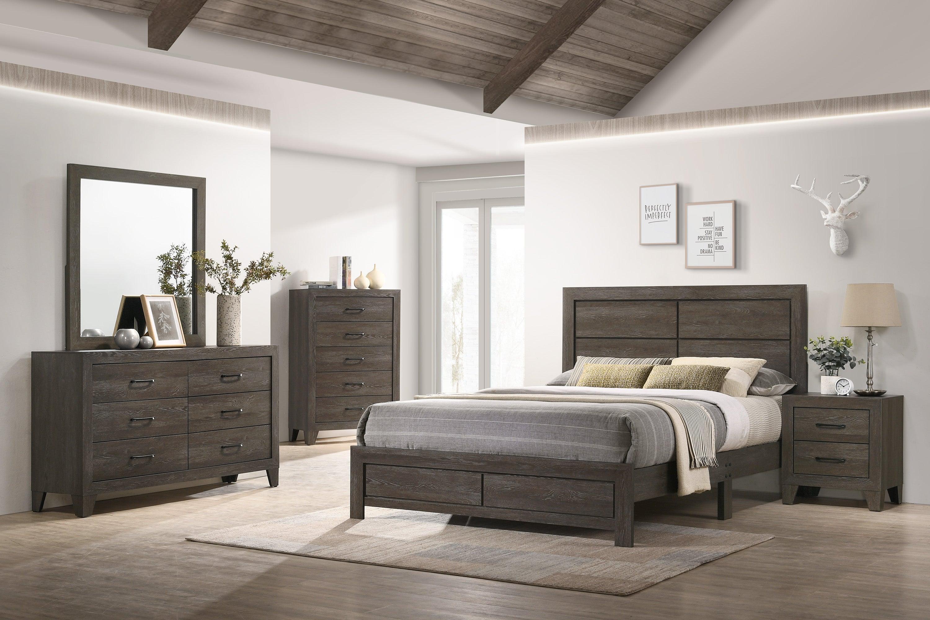 Hopkins Brown Platform King Bed - Image 2