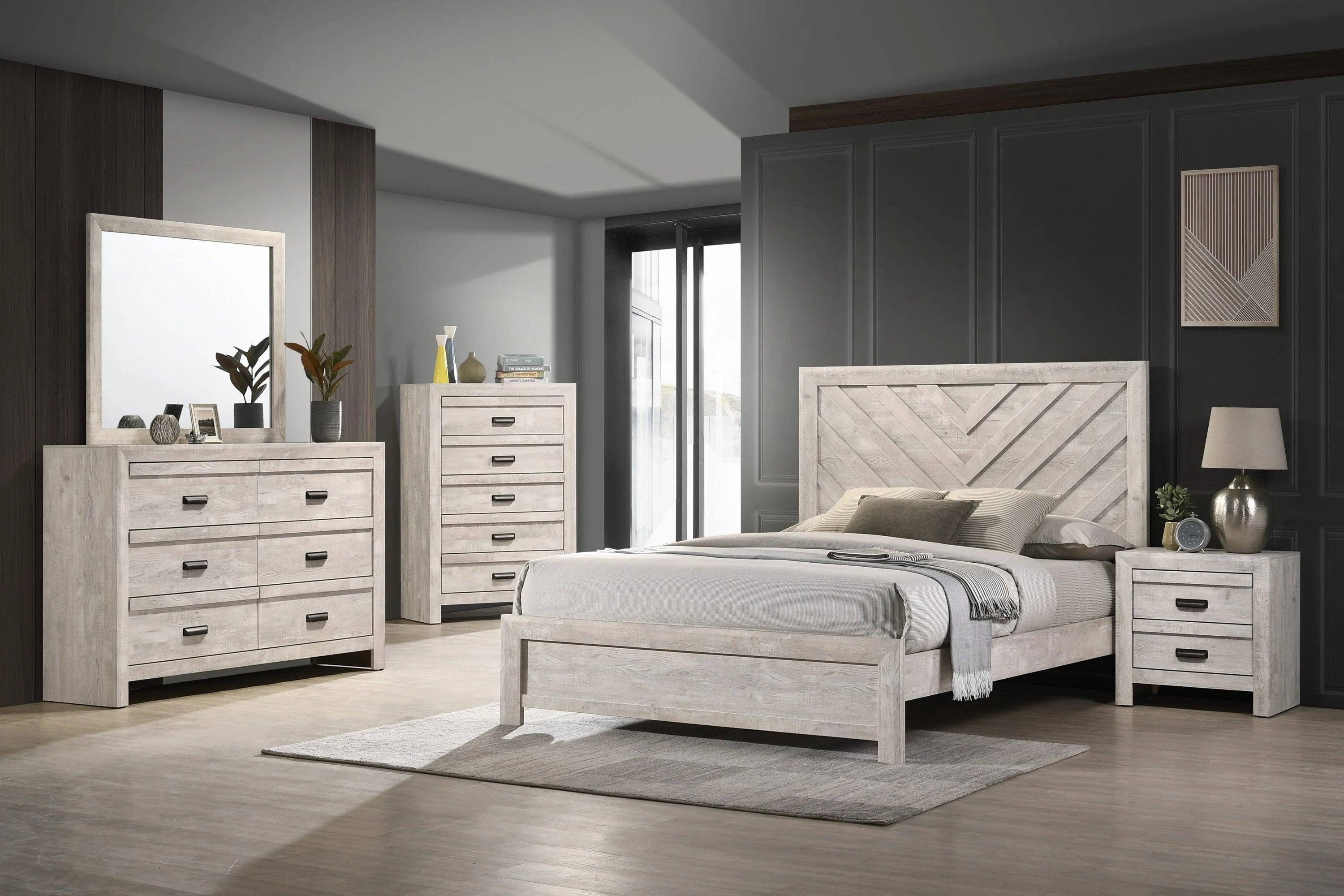 Valor Chest Cream 6 Drawers - Image 2