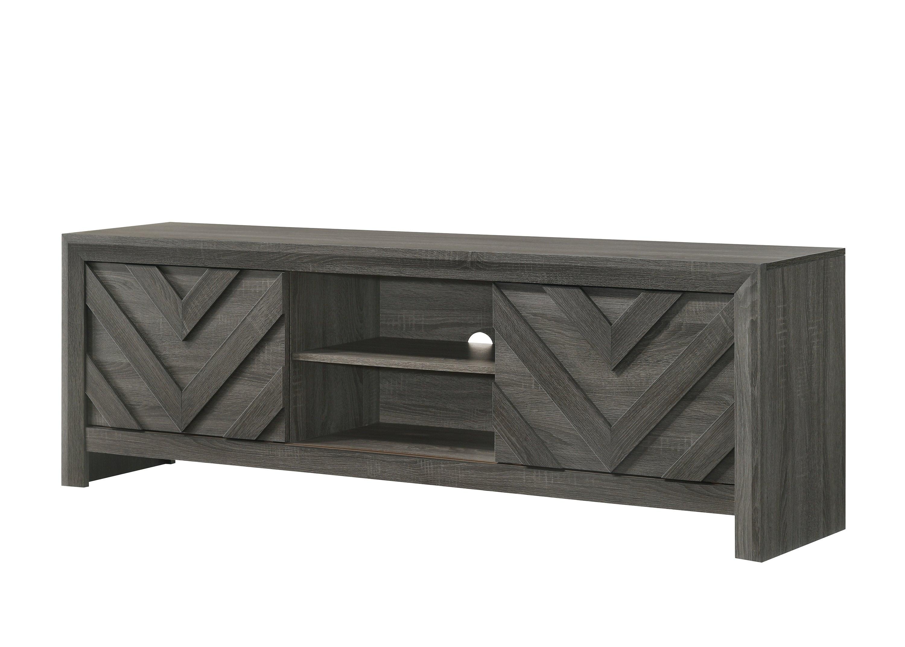 Valor Gray TV Stand - Image 2