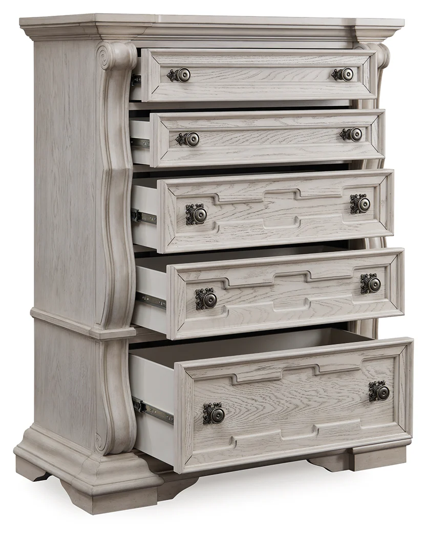 Bruchandi Antique White Chest of Drawers - Image 3