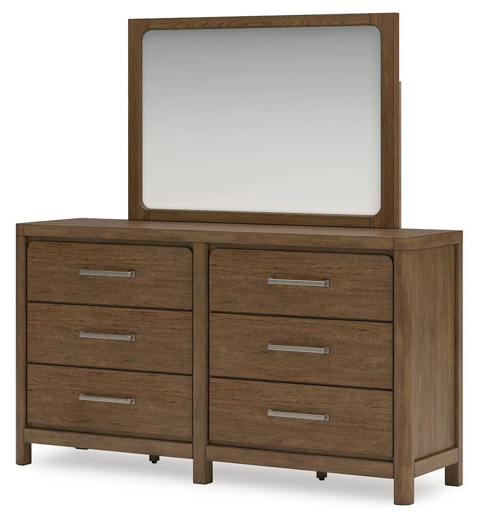 Cabalynn Light Brown Dresser And Mirror - Image 3