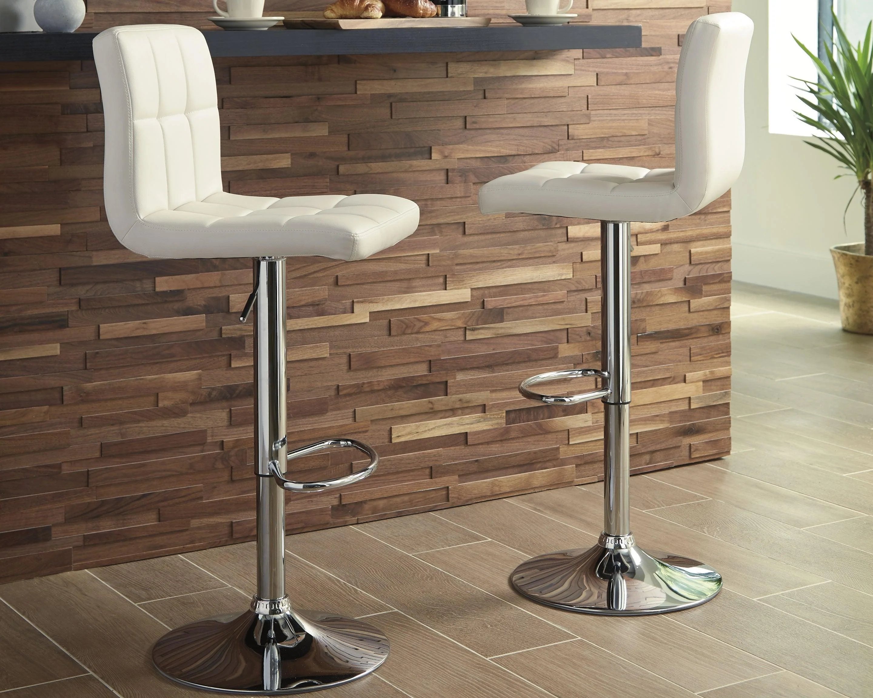Bellatier Bone Adjustable Height Bar Stool - Image 3