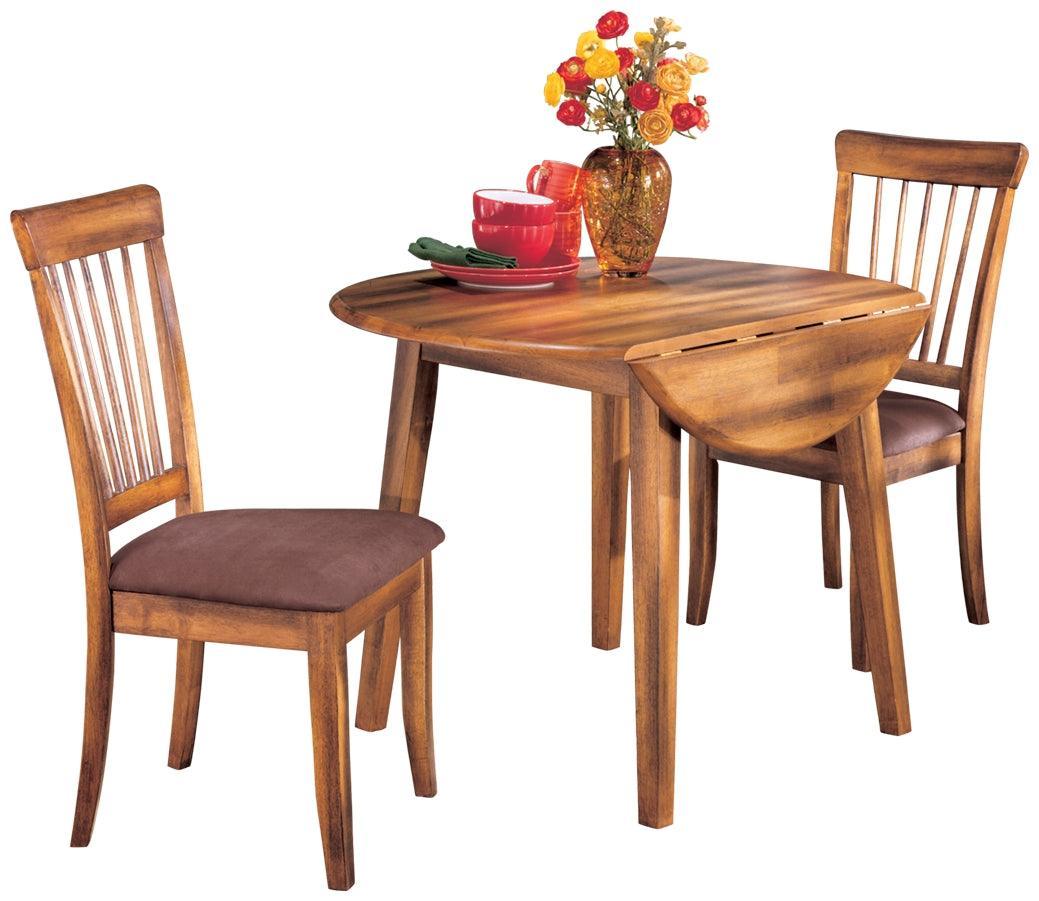 Berringer Rustic Brown Dining Drop Leaf Table - Image 3