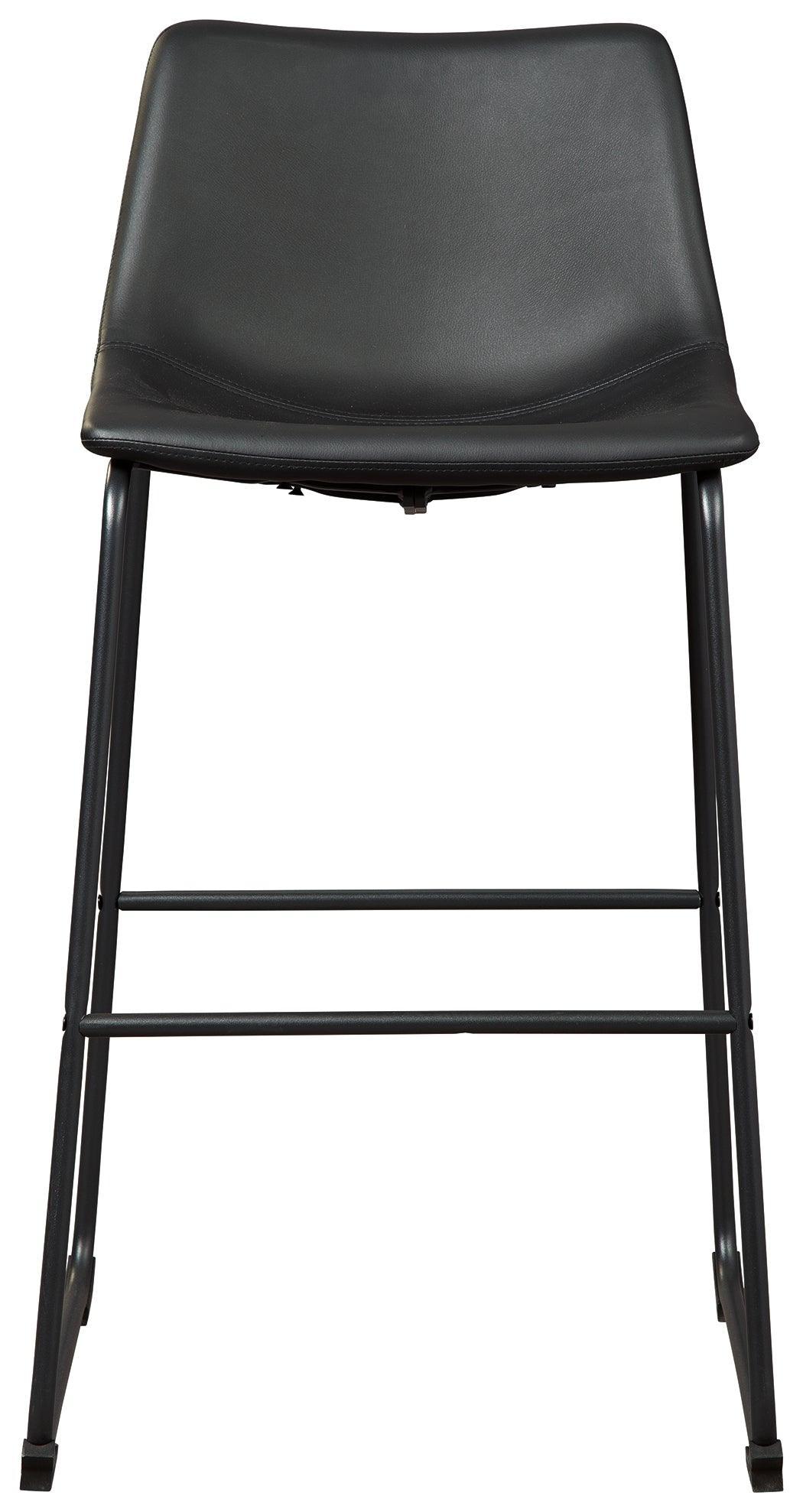 Centiar Black Pub Height Bar Stool - Image 3