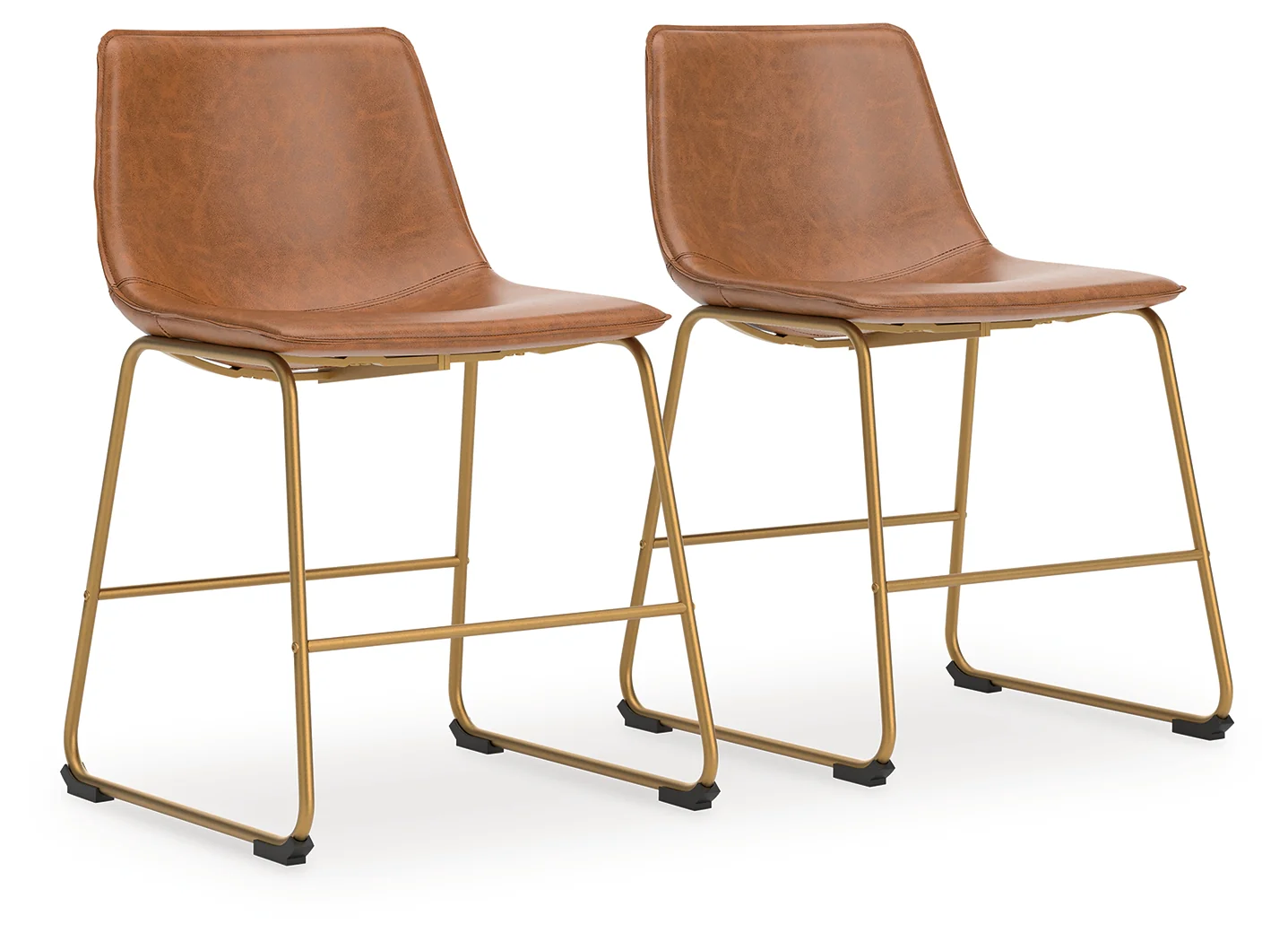 Ciabori Brown/Gold Dining Chair - Image 2