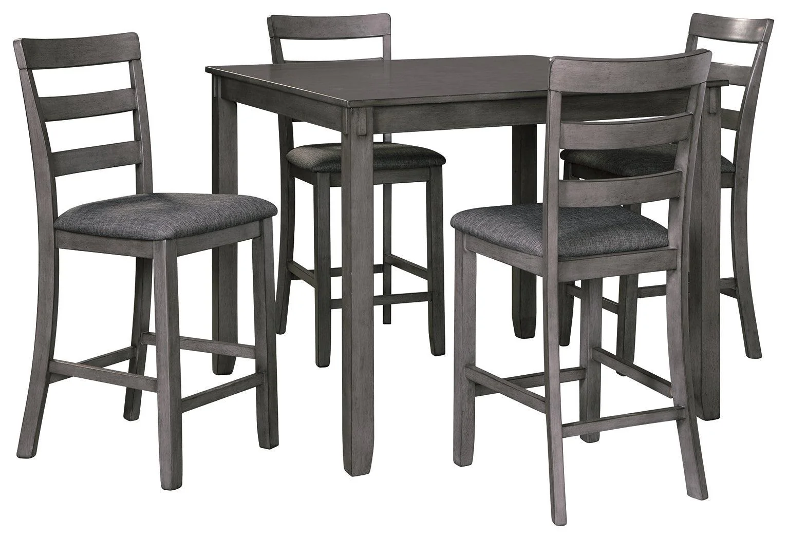 Bridson Gray Counter Height Dining Table And Bar Stools (Set of 5) - Image 2
