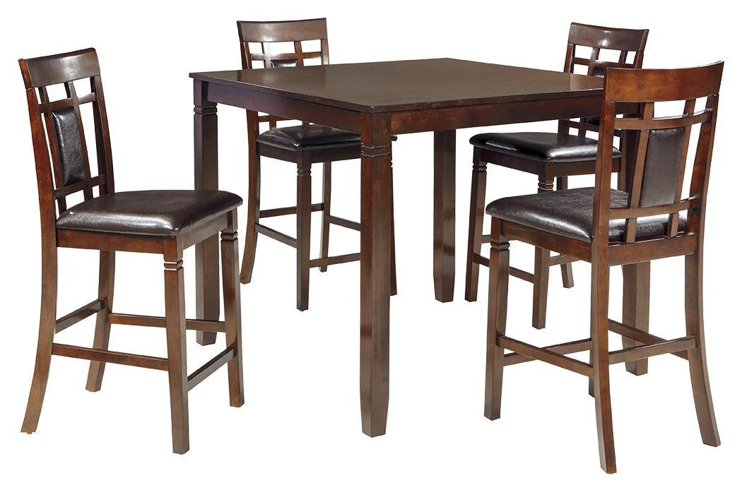 Bennox Brown Counter Height Dining Table And Bar Stools (Set of 5) - Image 2