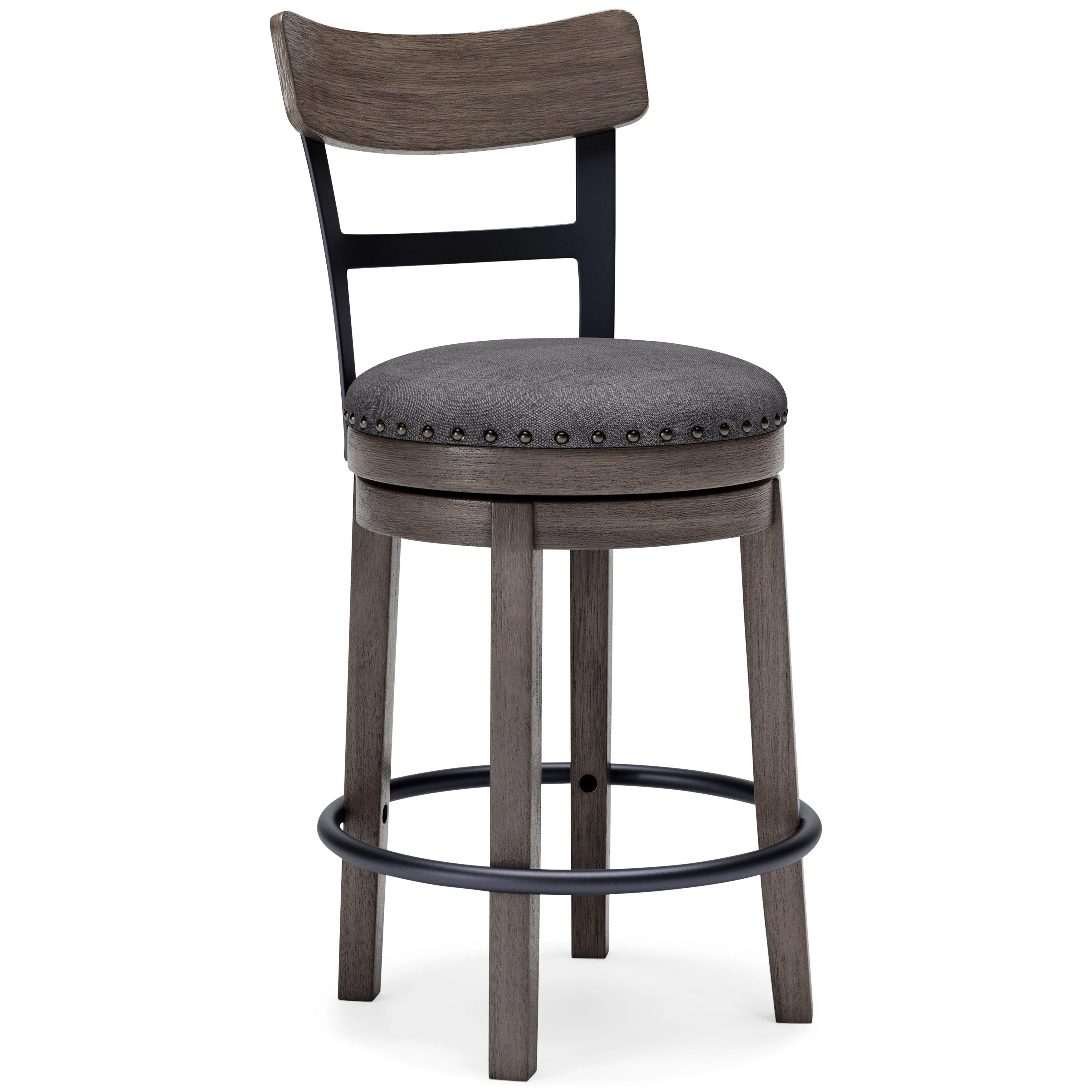 Caitbrook Gray Counter Height Bar Stool - Image 2
