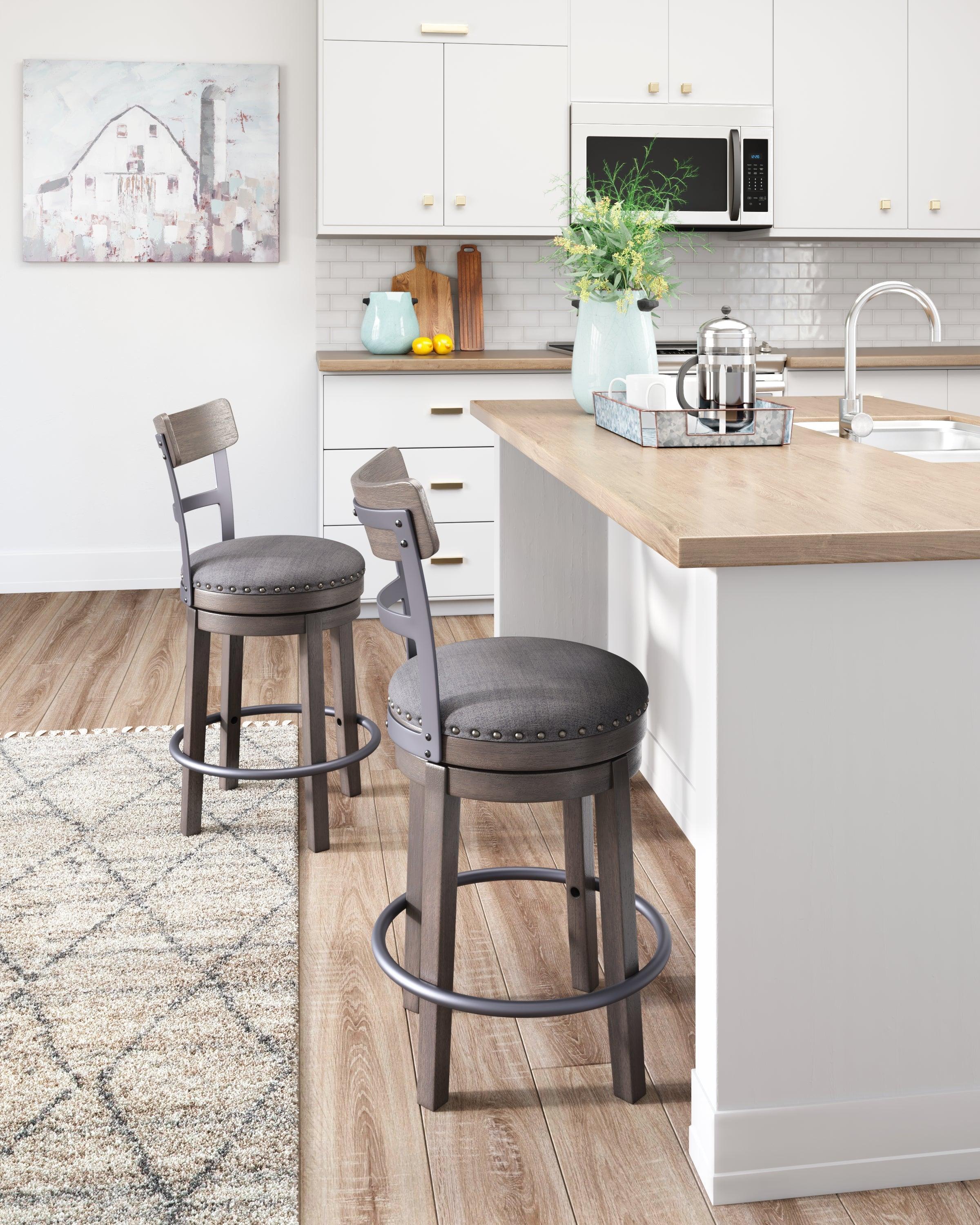 Caitbrook Gray Counter Height Bar Stool - Image 3