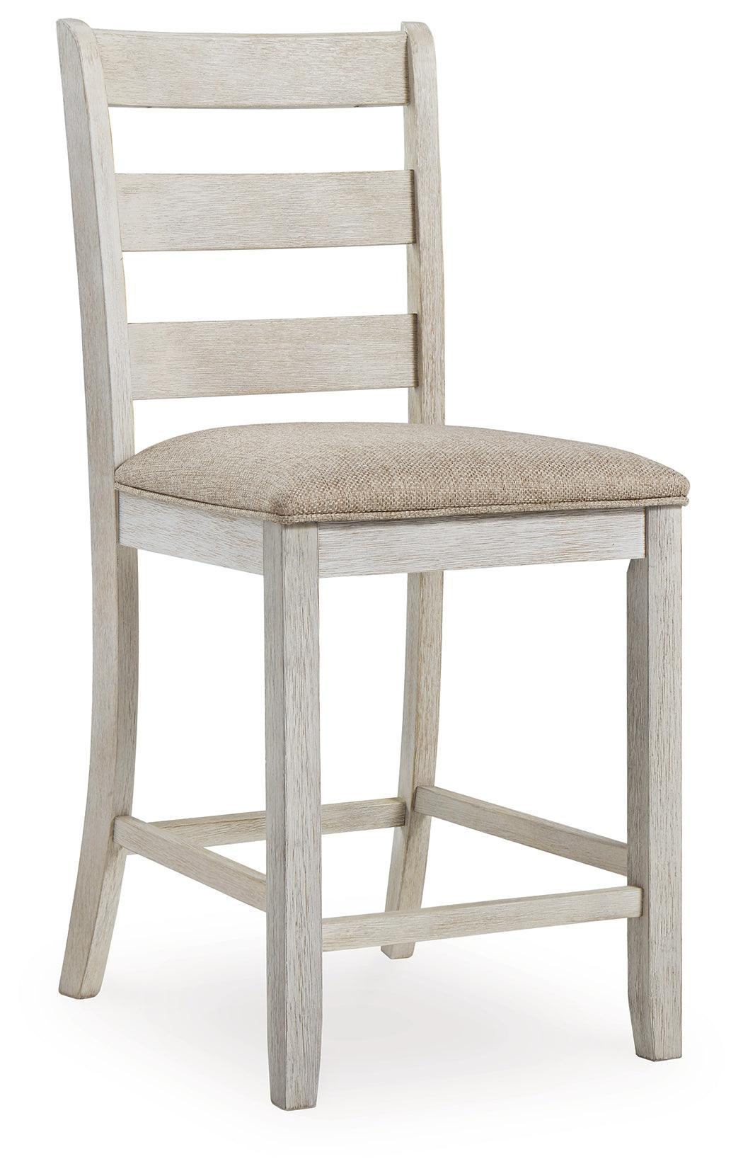Skempton White Light Brown Counter Height Bar Stool - Image 2