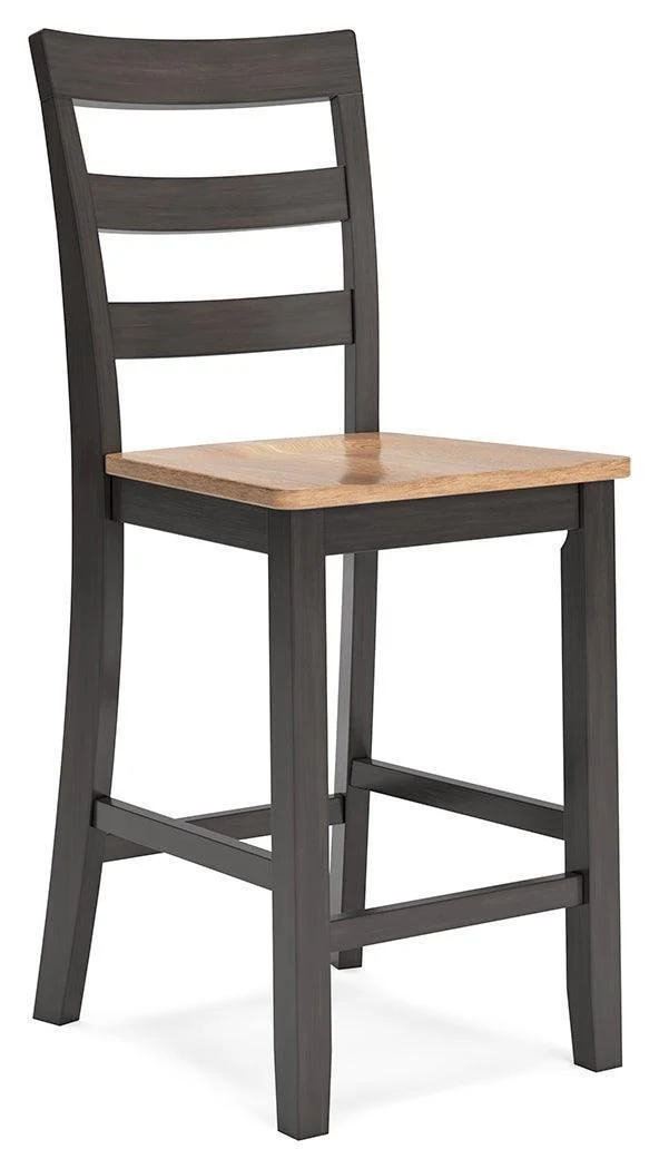 Gesthaven Natural/Brown Counter Height Dining Table and 4 Barstools - Image 3