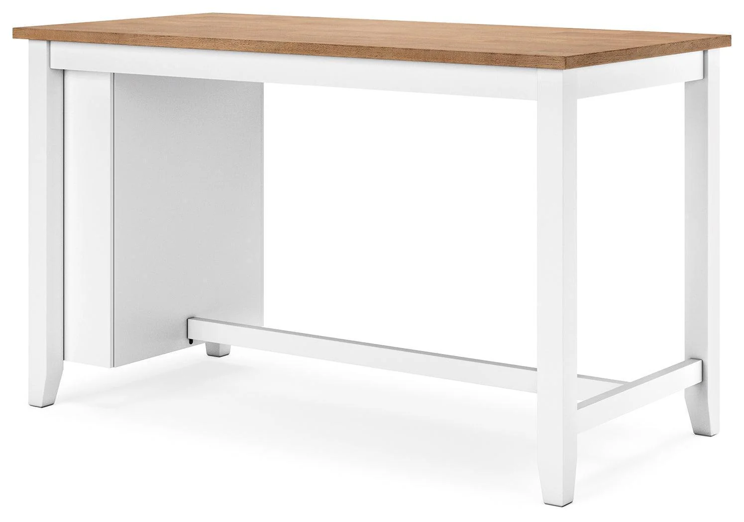 Gesthaven Natural/White Counter Height Dining Table and 2 Barstools - Image 2
