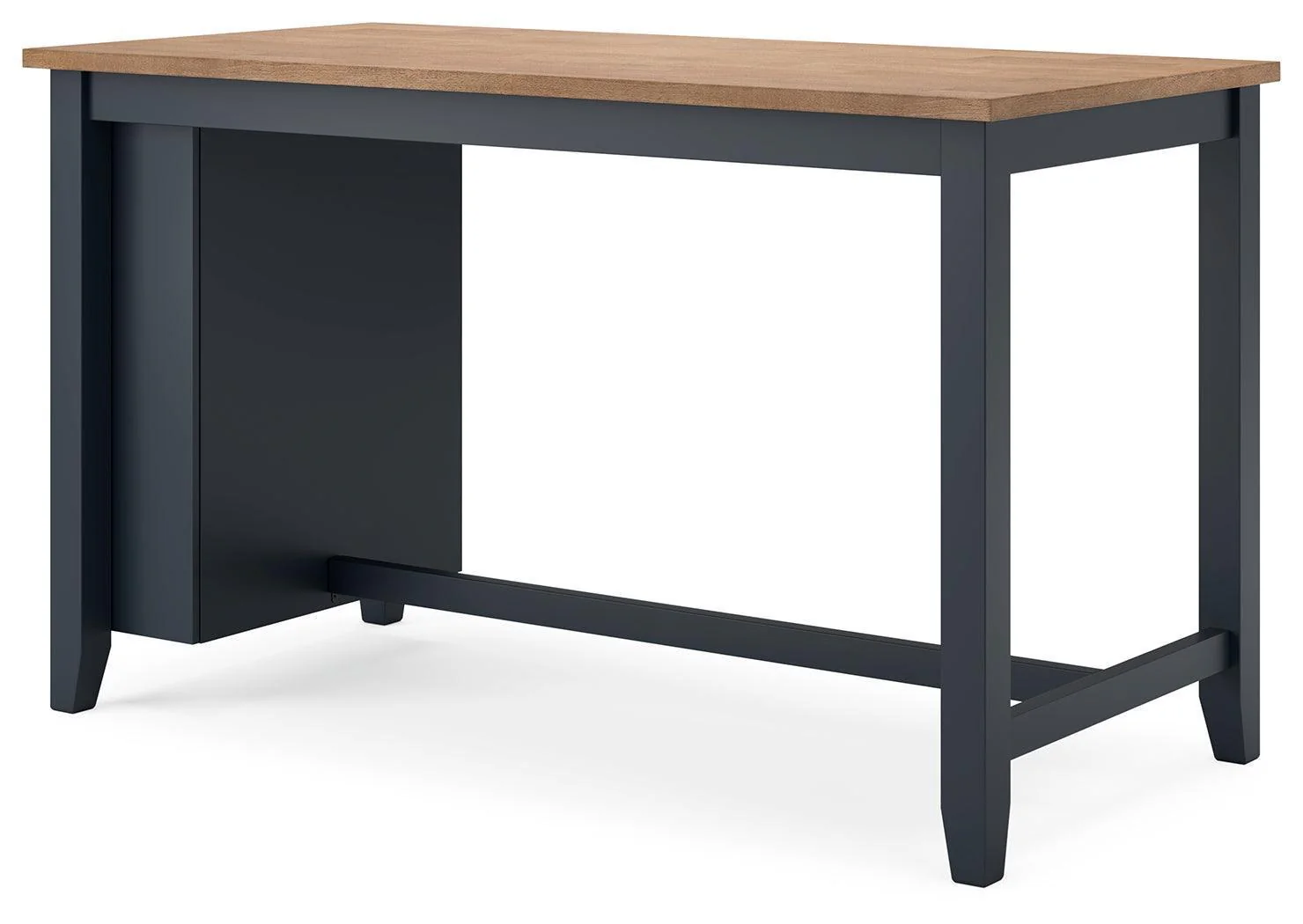 Gesthaven Natural/Blue Counter Height Dining Table and 2 Barstools - Image 2